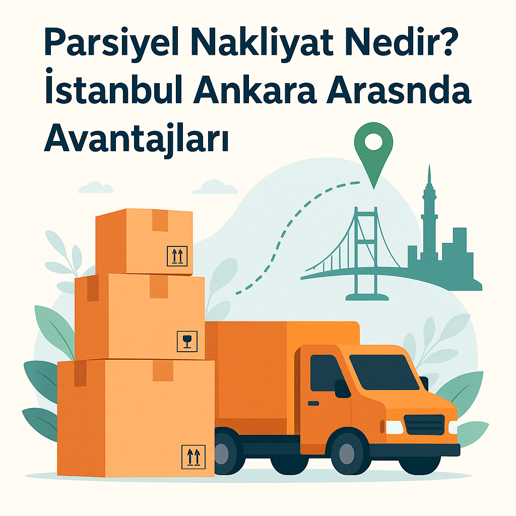 Parsiyel nakliyat İstanbul–Ankara arası avantajları